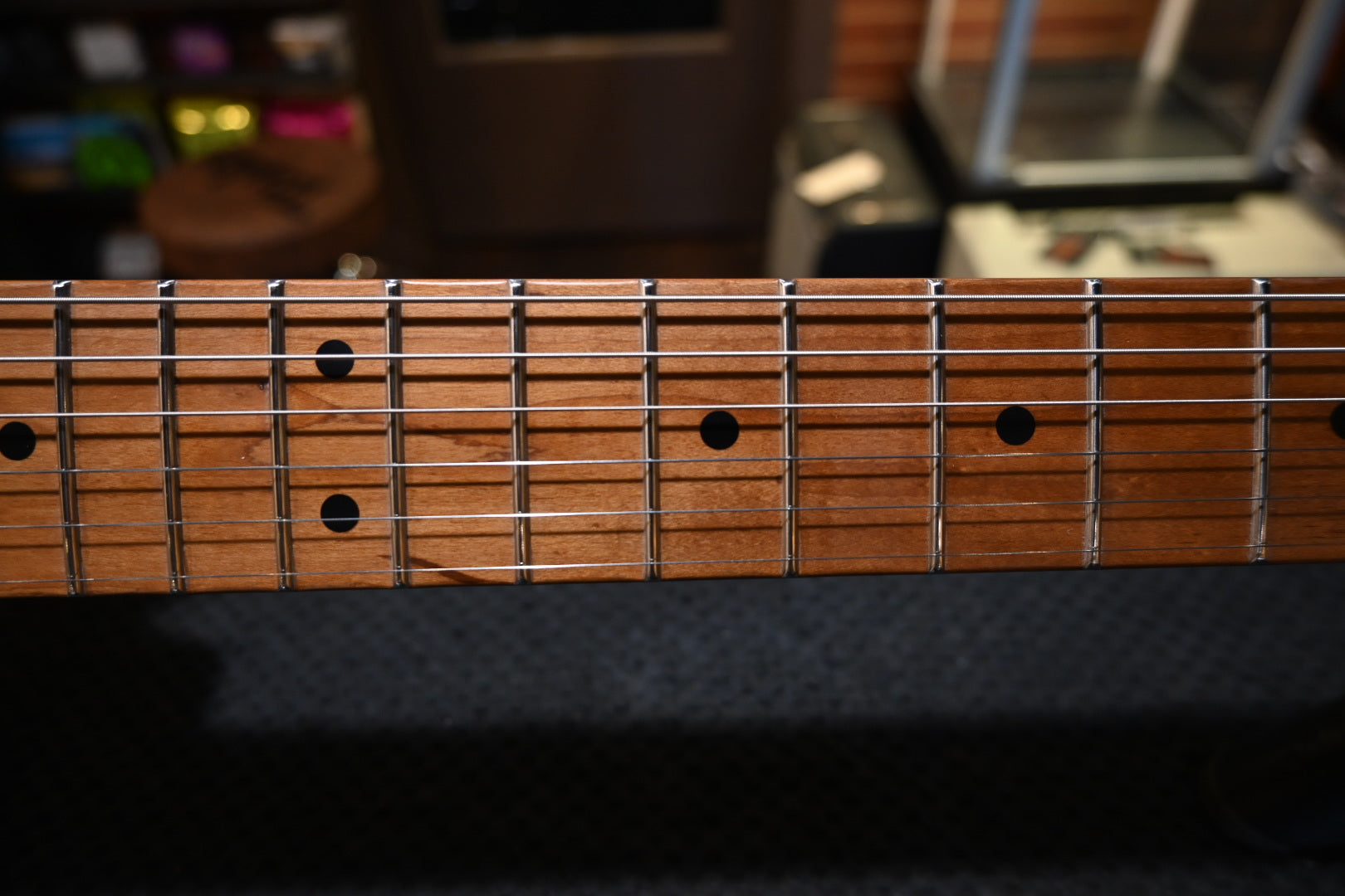 Tom Anderson Guardian Angel Player Roasted Pine - Satin Rustic Brown Edge Burst Guitar #326N - Danville Music