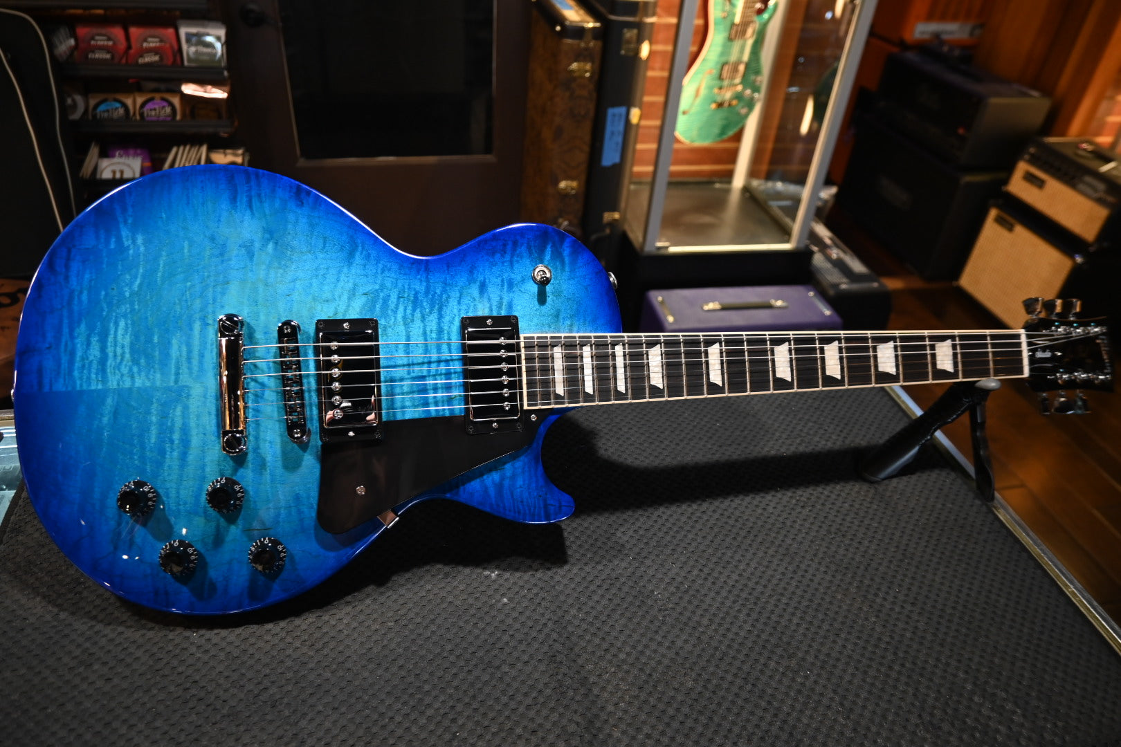 Gibson Les Paul Studio Session - Cobalt Burst Guitar #0259 - Danville Music