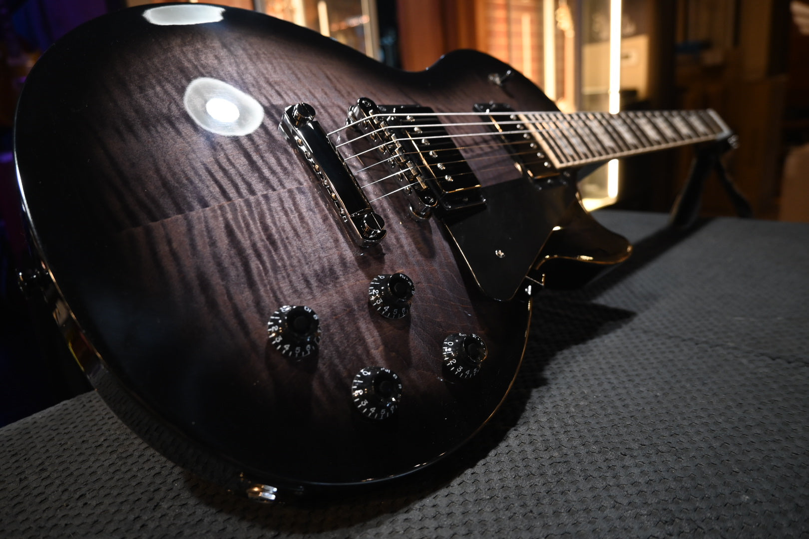 Gibson Les Paul Studio Session - Translucent Ebony Burst Guitar #0255 - Danville Music