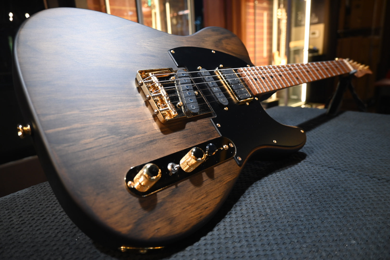 Tom Anderson T Icon Roasted Pine - Satin Rustic Brown Guitar #125A - Danville Music