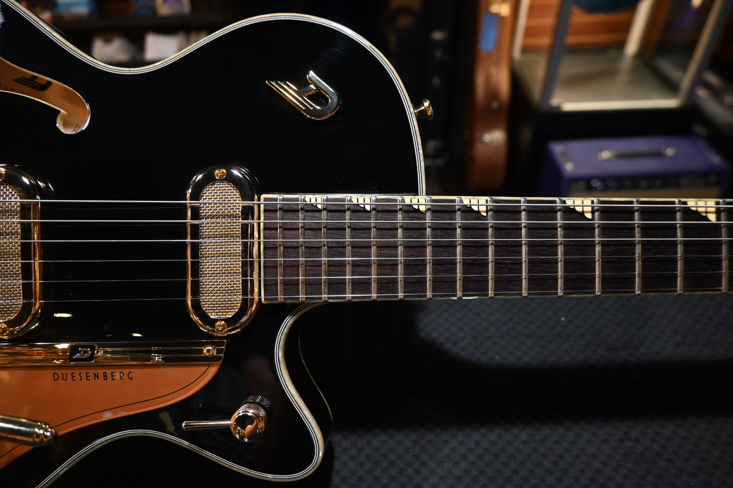 Duesenberg Starplayer TV Phonic - Black Guitar #0379 USED - Danville Music