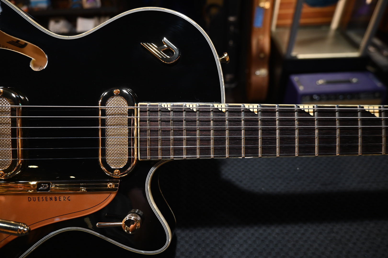 Duesenberg Starplayer TV Phonic - Black Guitar #0379 USED - Danville Music