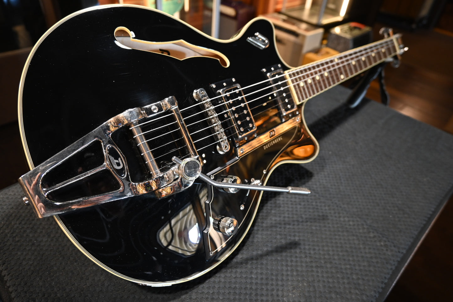 Duesenberg Fullerton TV - Black Guitar #2135 USED - Danville Music