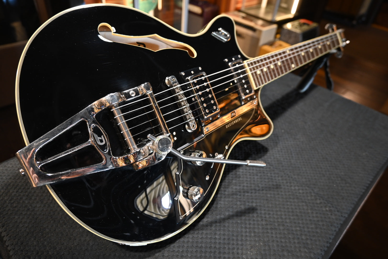 Duesenberg Fullerton TV - Black Guitar #2135 USED - Danville Music