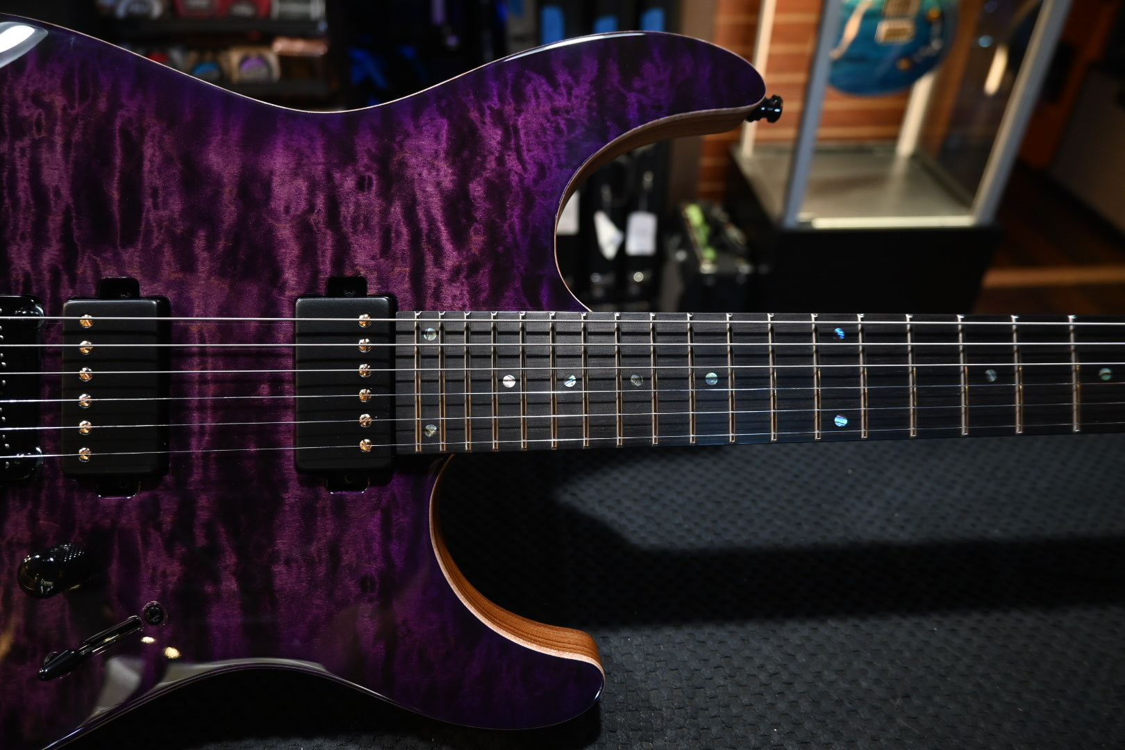 Mayones Aquila Elite S 6 - Infinite Purple Guitar #5599 - Danville Music