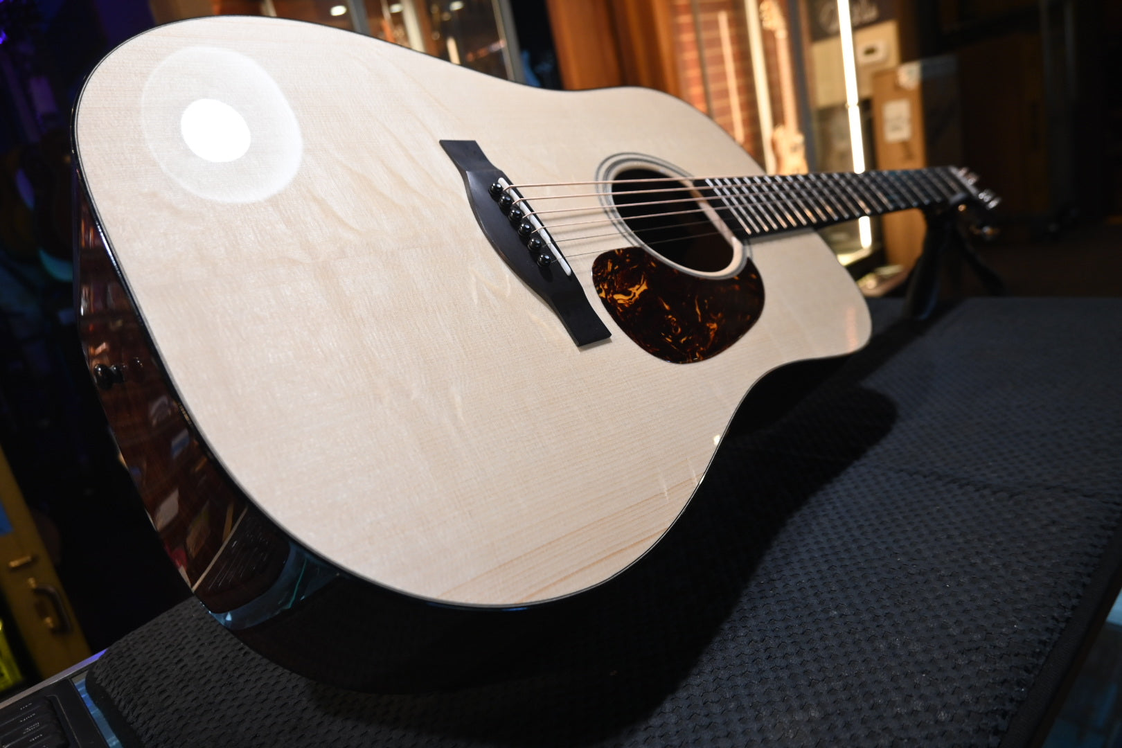 Santa Cruz Model D Pre-War Bearclaw German Spruce/Indian Rosewood Guitar #8088 - Danville Music