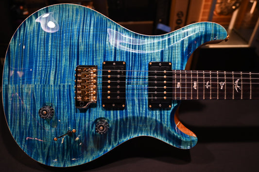 PRS Custom 24 10-Top Limited - Arctic Blue Guitar #0545