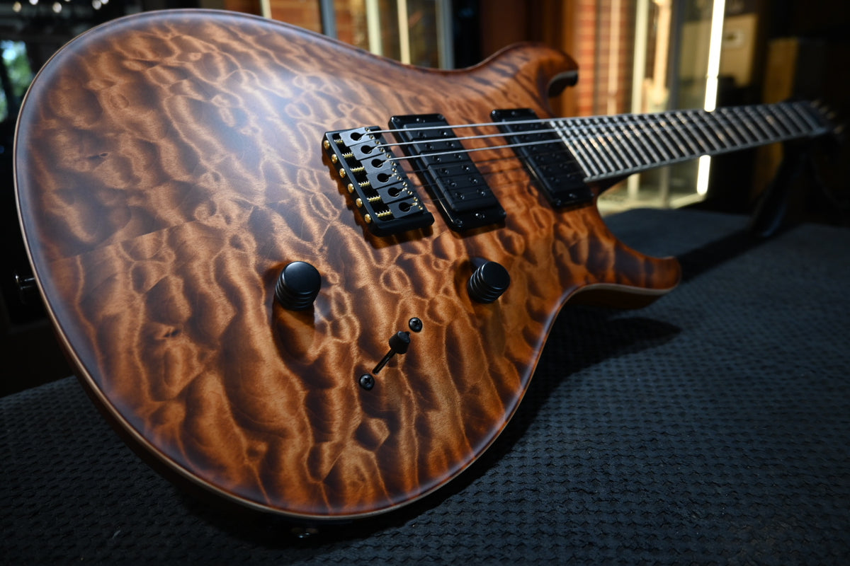 PRS Wood Library Holcomb 10-Top Quilt - Copperhead Burst Satin Guitar #0608