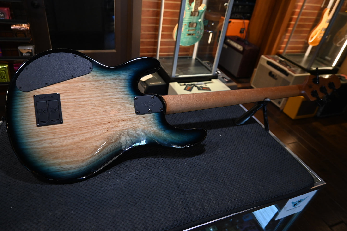 Music Man Stingray Special HH - Mean Blue Burst Bass #0962 - Danville Music