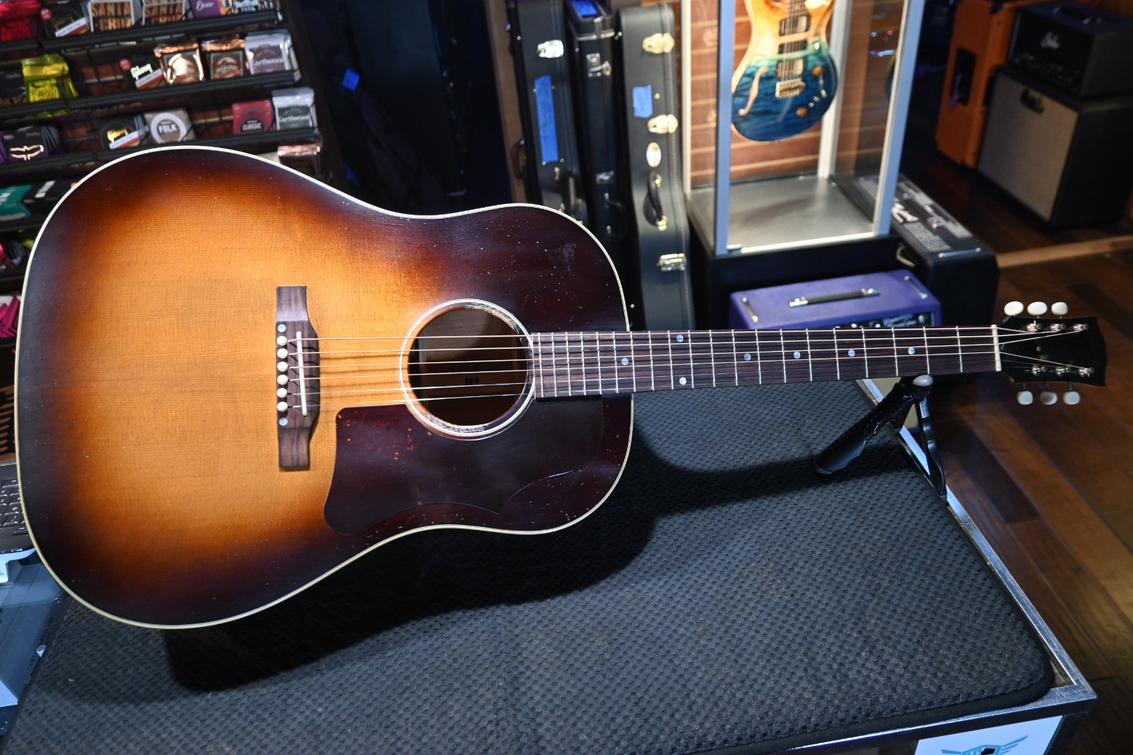 Gibson Custom Shop 1955 J-45 Murphy Lab Light Aged - Vintage Sunburst Guitar #5047 - Danville Music