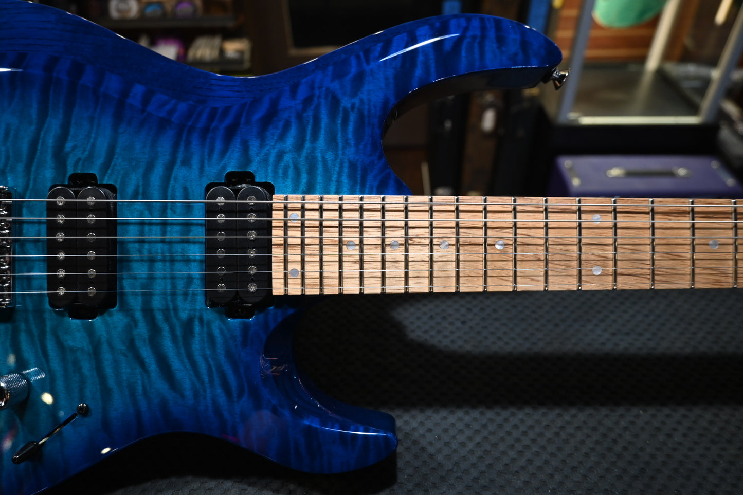 Kiesel Aeries Bolt-On 2023 - Translucent Aqua Burst Guitar - Danville Music