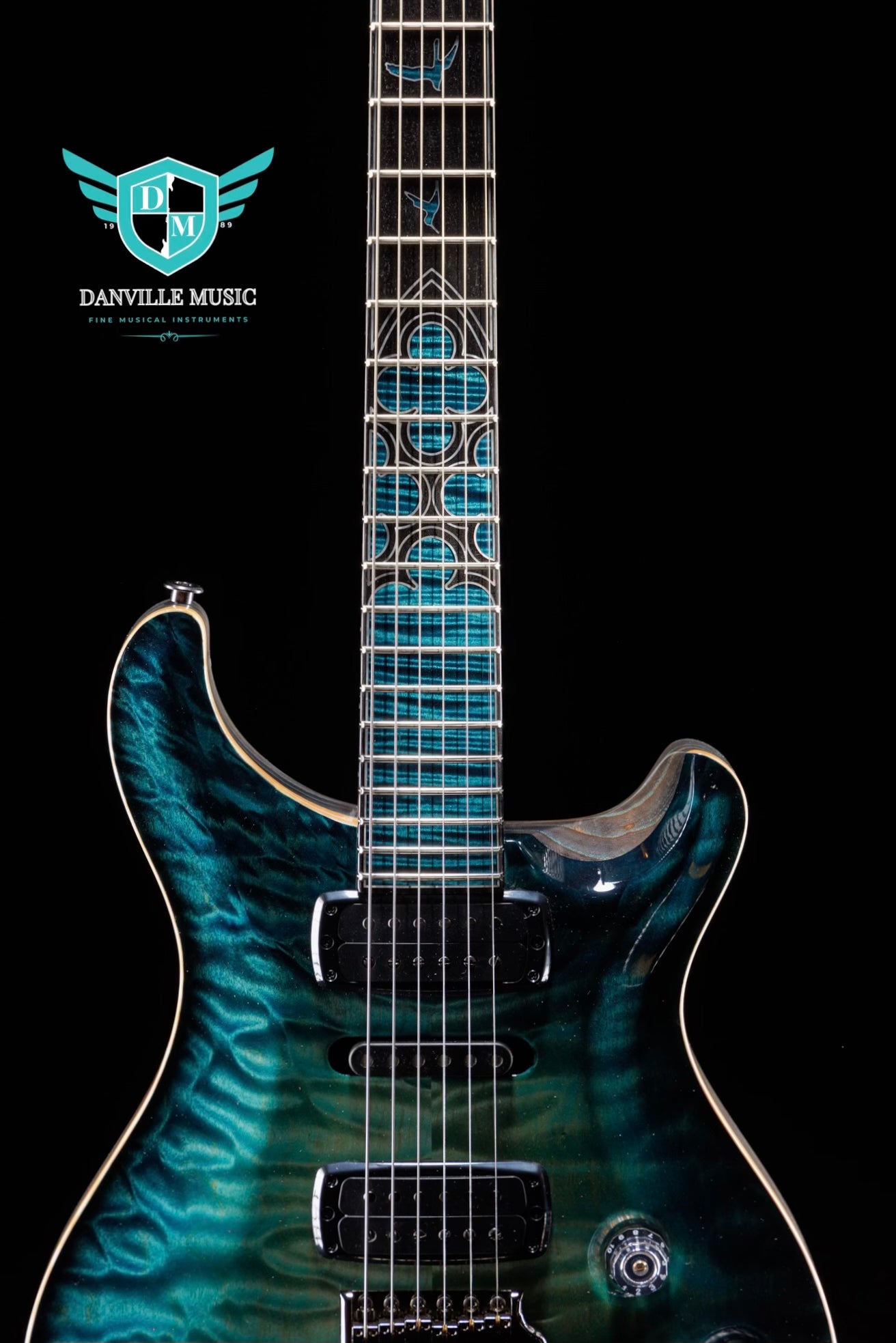 PRS Private Stock Modern Eagle V Gothic - Sub Zero Glow #10566 - Danville Music