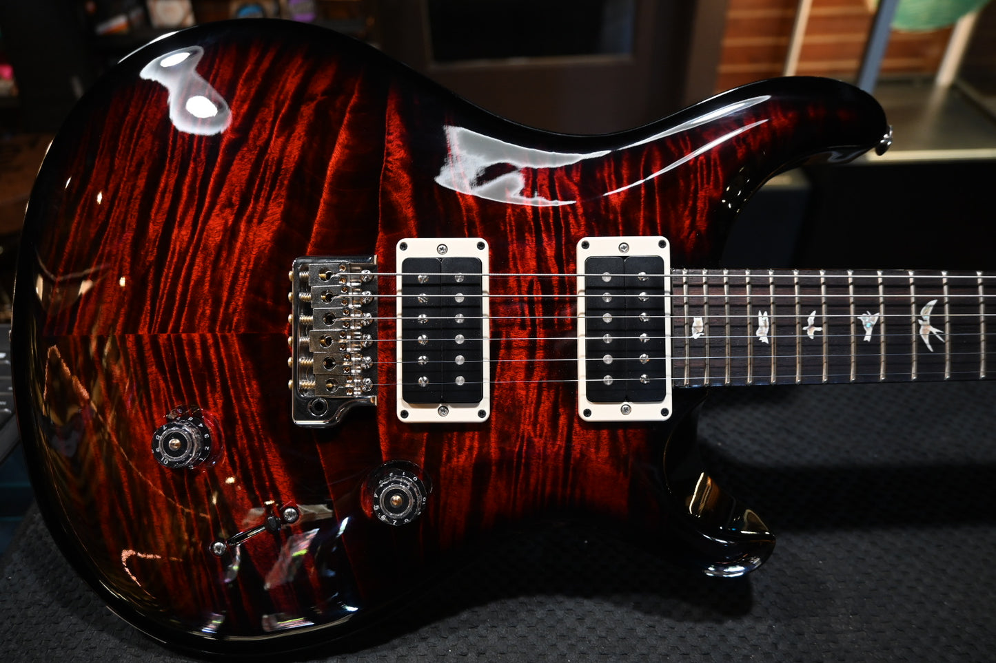 PRS Custom 24 2024 - Fire Red Guitar #7270 - Danville Music