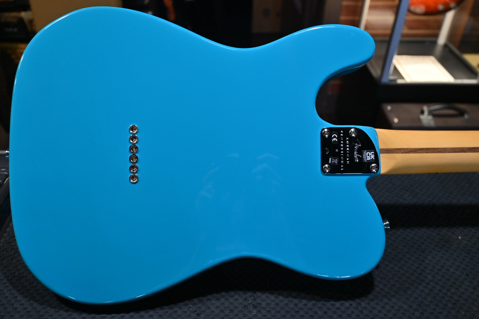 Fender American Professional II Telecaster Miami Blue Guitar 2221 |  Danville Music