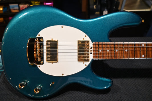 Music Man Stingray Deluxe II Cory Wong - Pine Green Guitar #2288