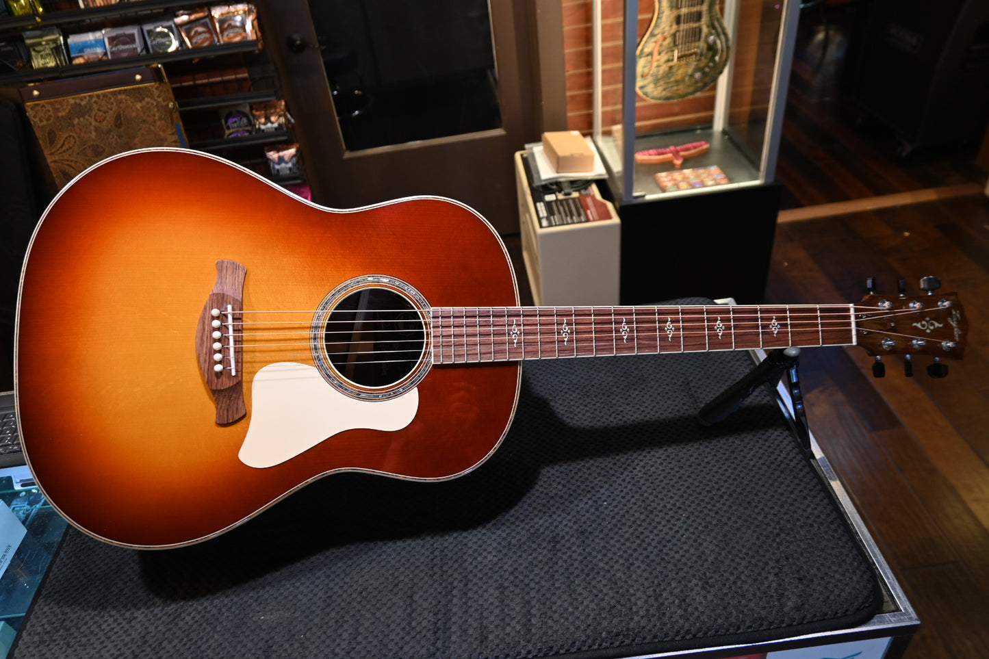Taylor Custom Gold Label GP Grand Pacific Adirondack Spruce/Honduran Rosewood - Western Sunburst Guitar #6099
