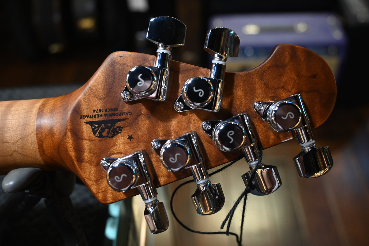 Music Man Steve Morse - Morse Blue Burst Guitar #0792