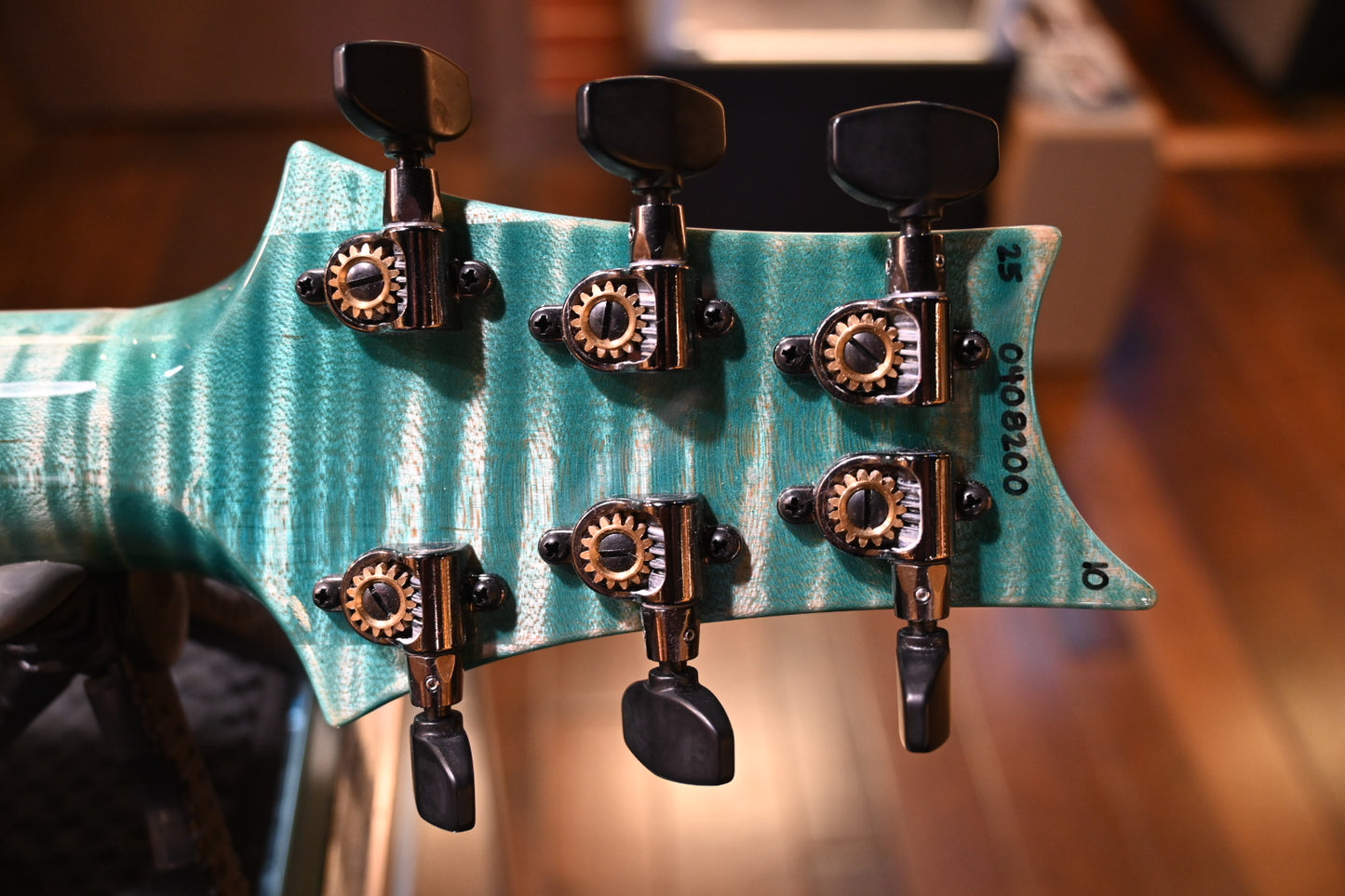 PRS Wood Library McCarty 594 Semi-Hollow Danville Music 35th Anniversary Artist Top 2025 - Bahamian Blue Guitar #8200