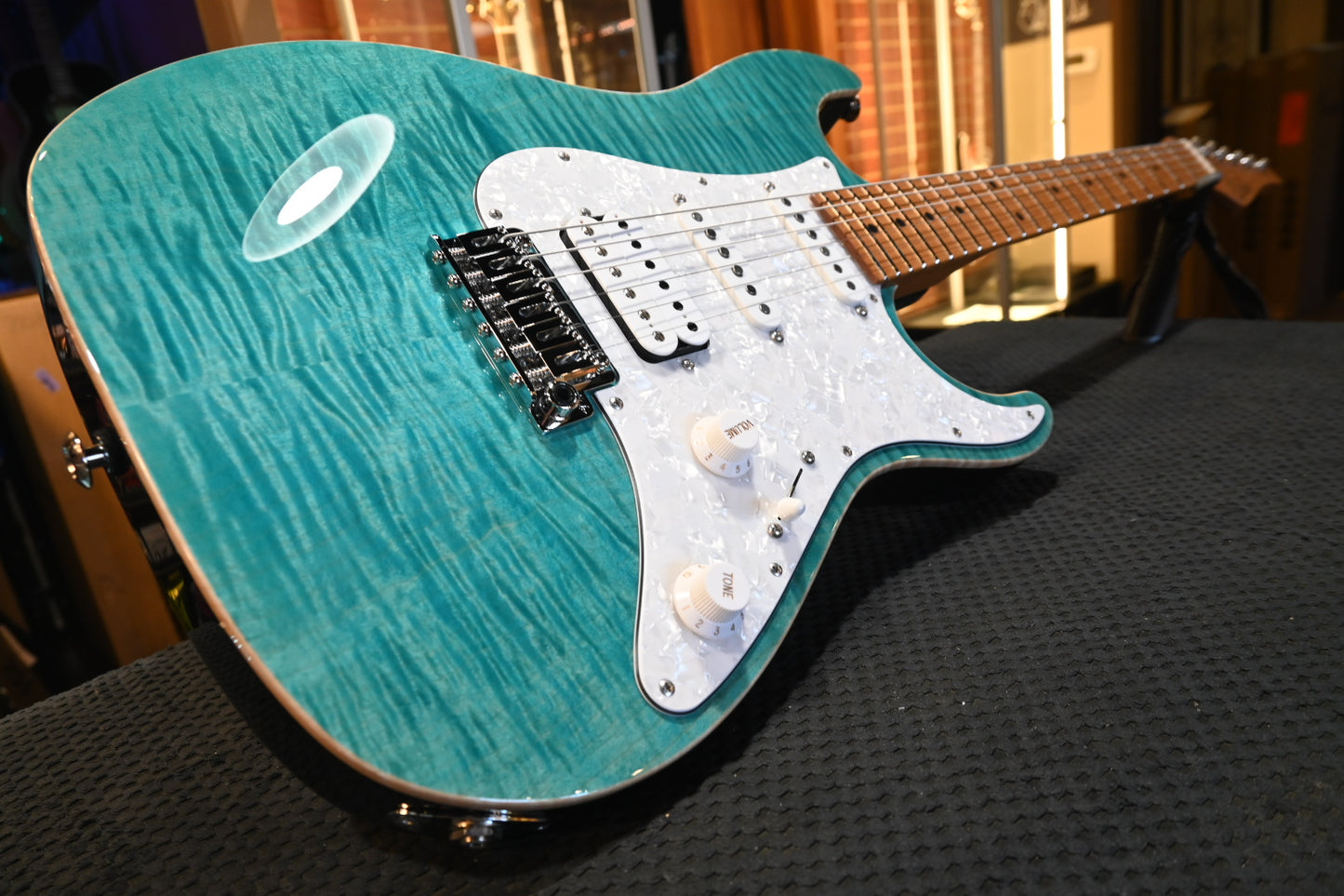 Suhr Standard Plus Roasted Maple - Bahama Blue Guitar #0471