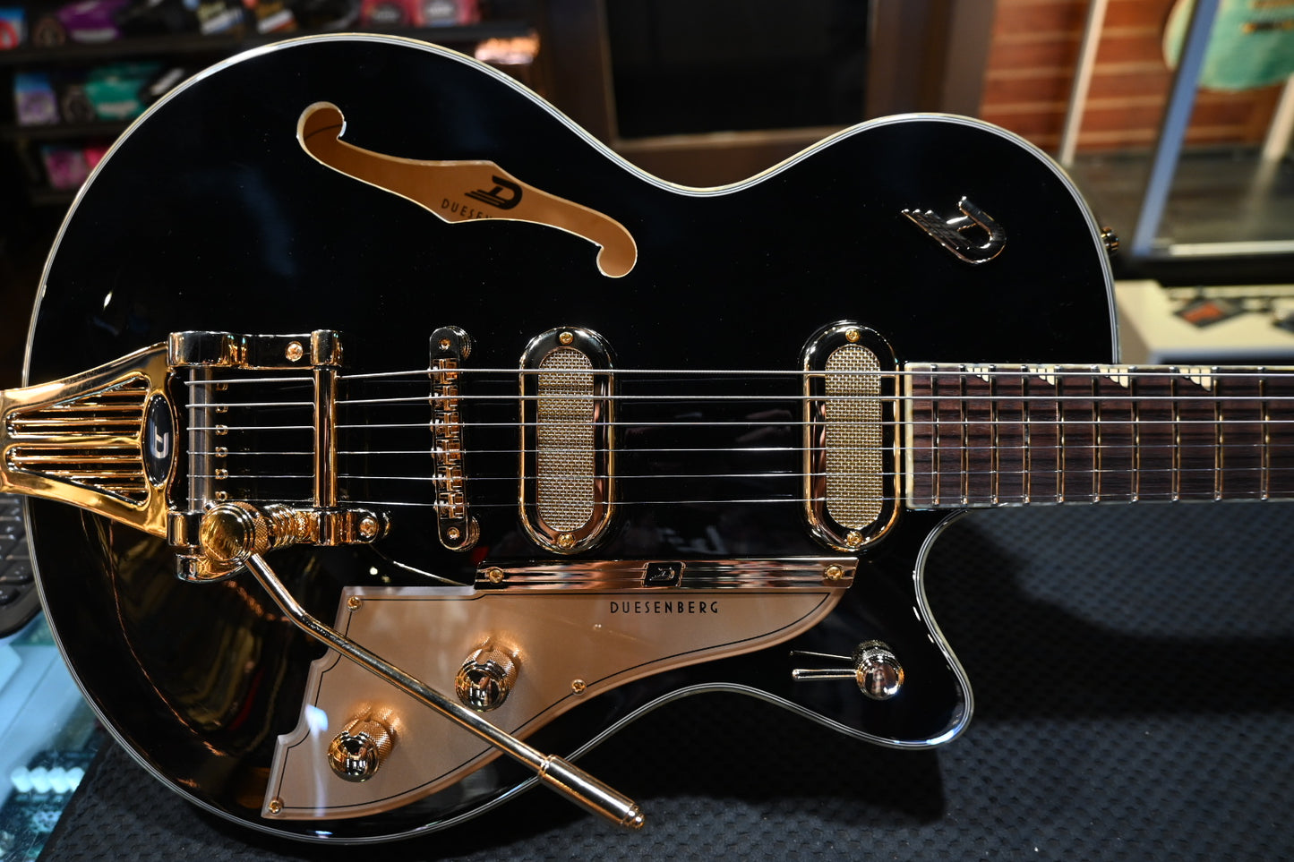 Duesenberg Starplayer TV Phonic - Black Guitar #0497 - Danville Music