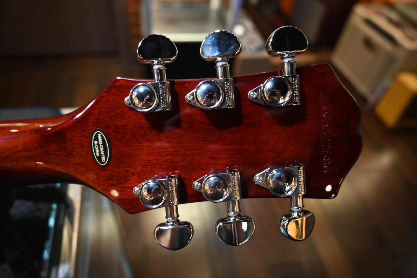 Epiphone Les Paul Special Double Cut Figured - Bourbon Burst Guitar #7586 - Danville Music