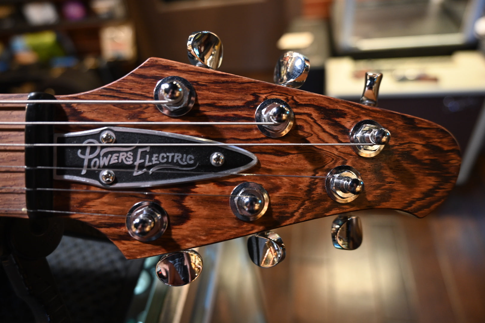 Powers Electric A-Type Select Quilt Maple PF42 CamTail - Ube Burst Guitar #B408 - Danville Music