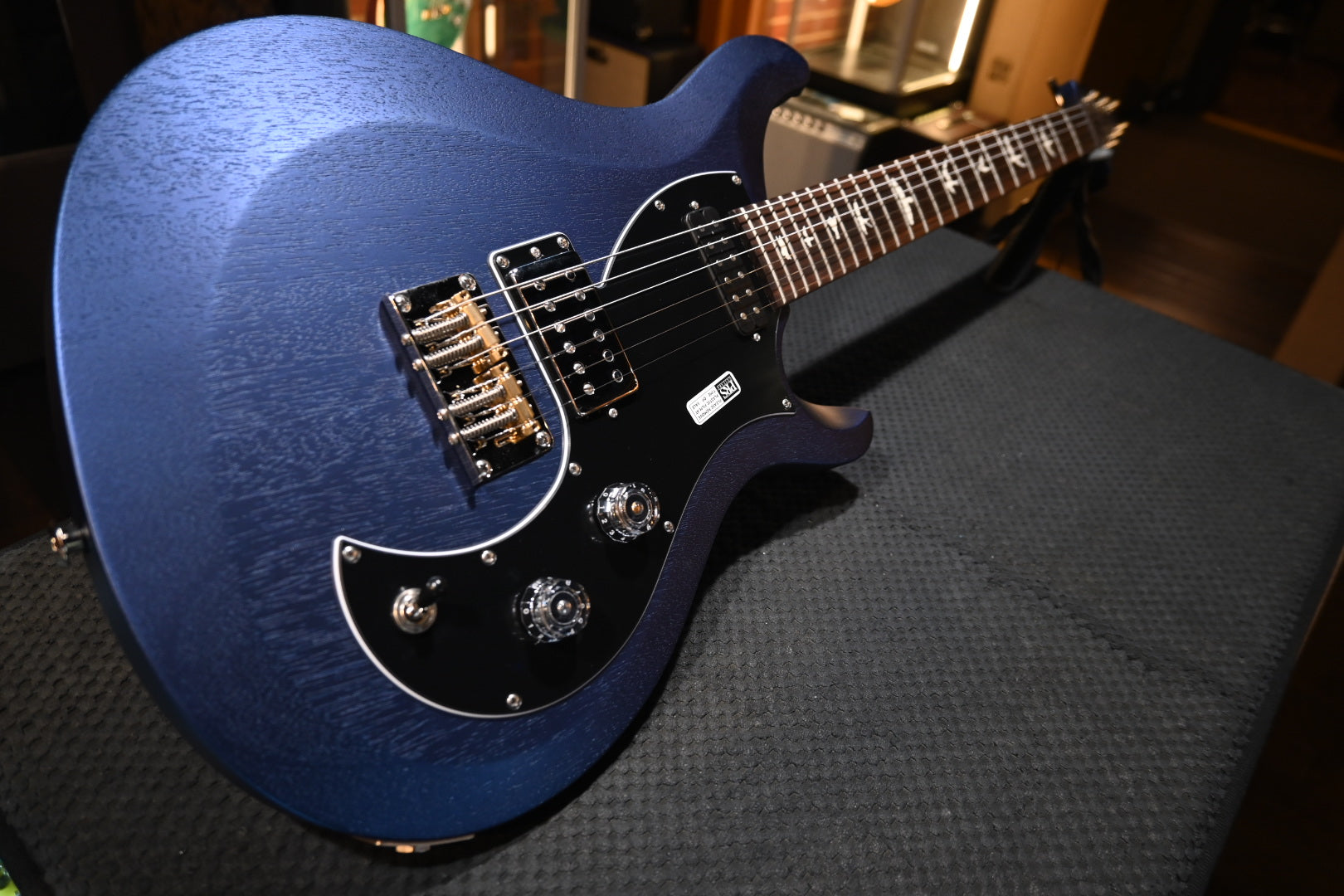 PRS S2 Vela Satin - Midnight Metallic Guitar #2570 - Danville Music
