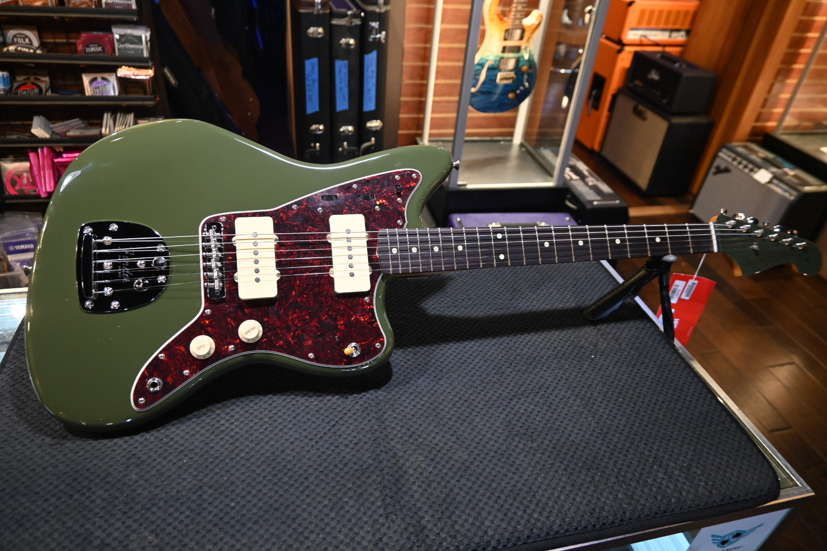 Fender Limited Edition Vintera II ‘50s Jazzmaster - Olive Guitar #7300 - Danville Music