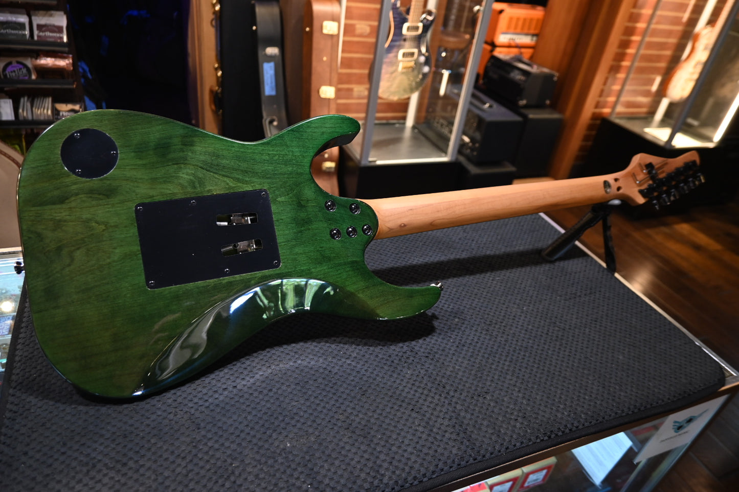 Kramer Volante Quilt HHFR - Ultramarine Burst Guitar - Danville Music