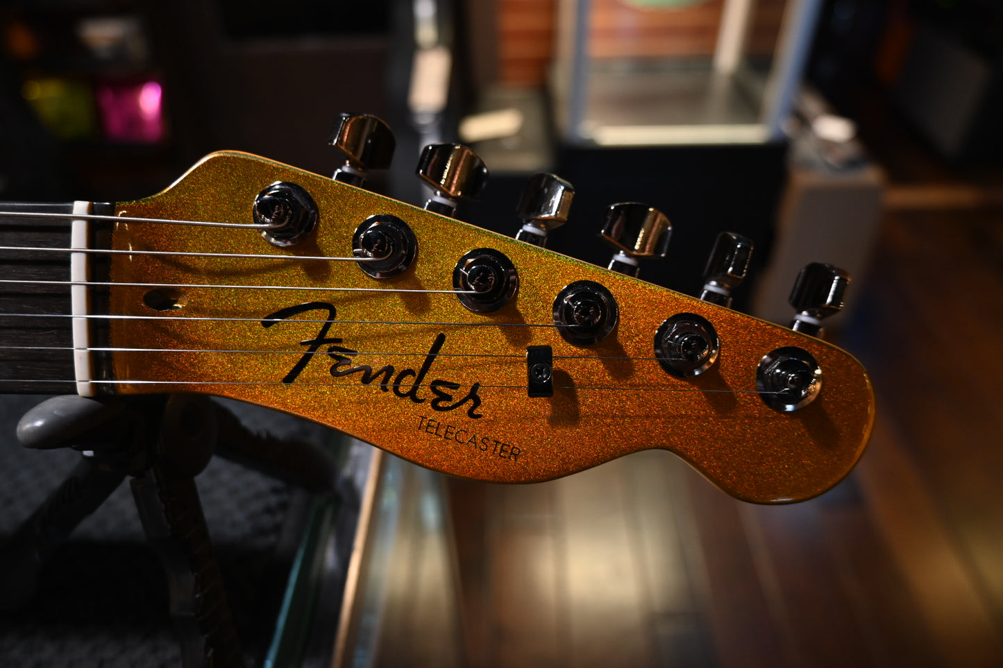 Fender 75th Anniversary American Ultra II Telecaster - Liquid Gold Guitar #6828 - Danville Music