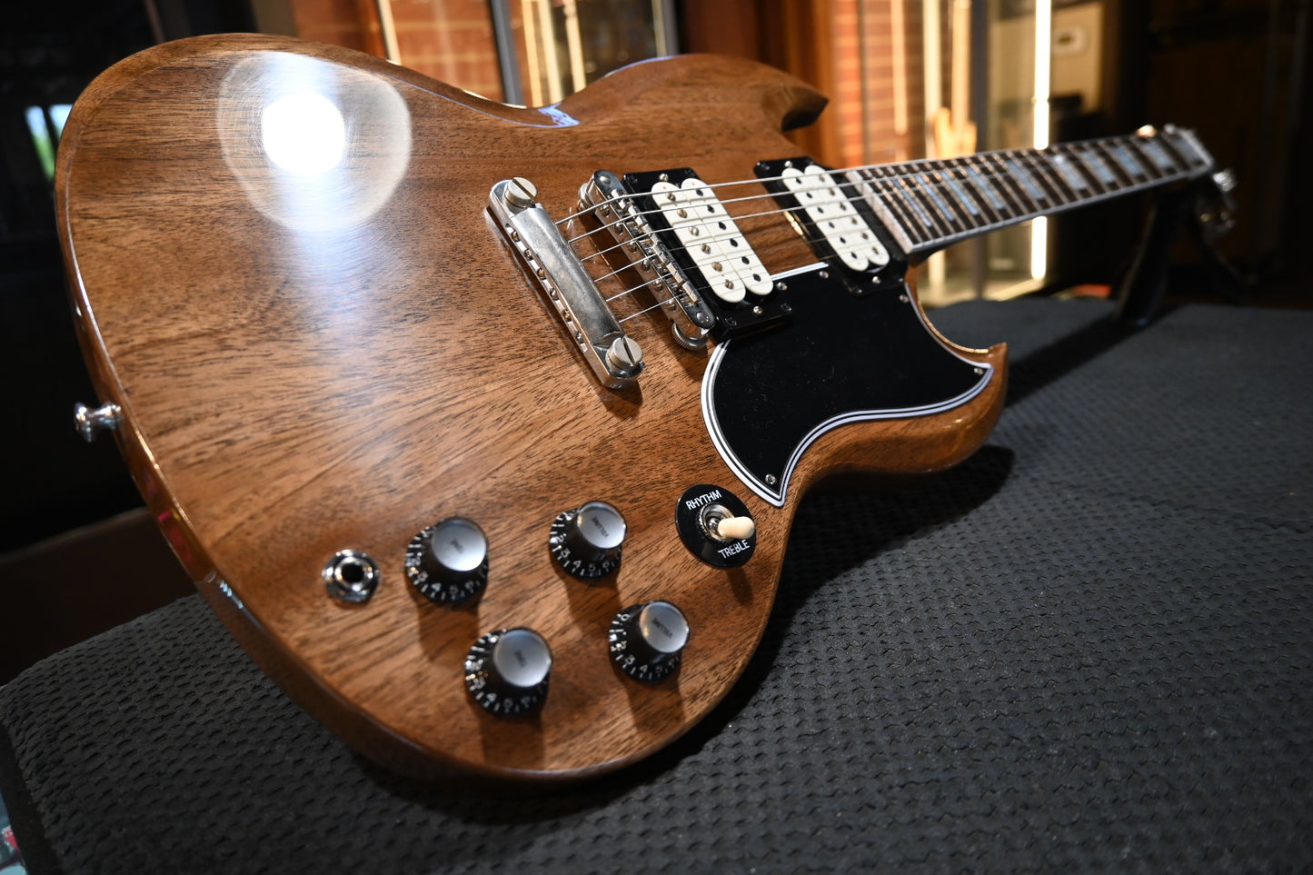 Gibson Custom Shop SG Custom Walnut VOS - Walnut Guitar #0069 - Danville Music