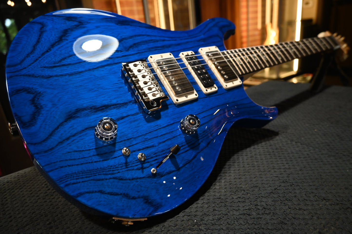 PRS Wood Library Swamp Ash Special - Blue Matteo Guitar #1584