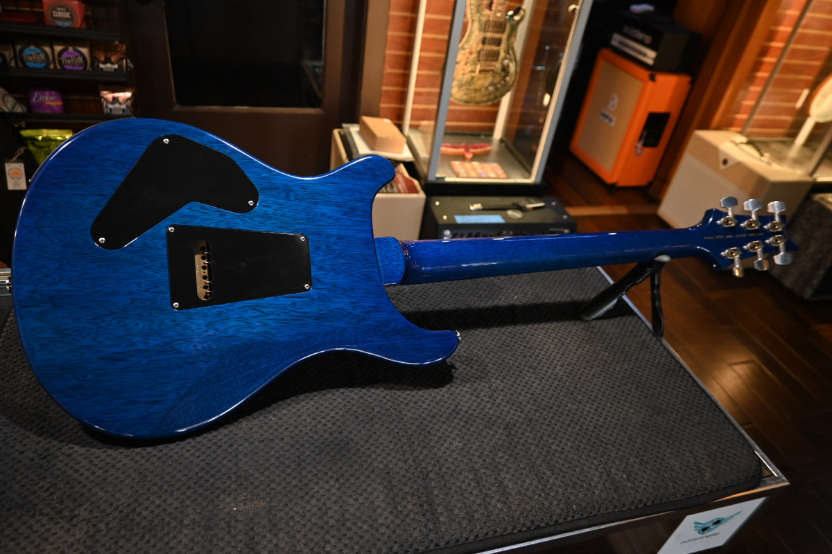 PRS Wood Library Custom 24 Piezo Brazilian 2014 - Violet Blue Burst Guitar #2544