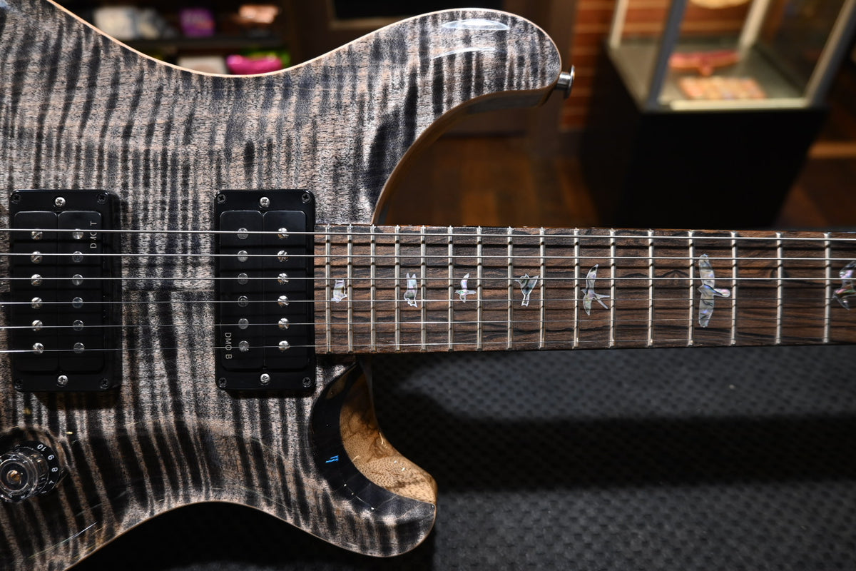 PRS Wood Library Custom 24 Stoptail Limited Edition 10-Top - Charcoal Guitar #0111