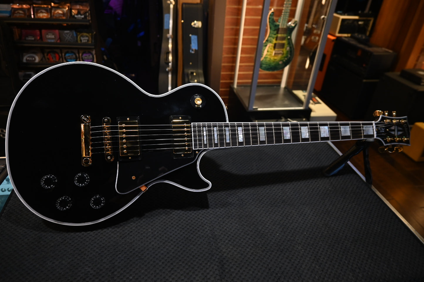 Gibson Custom Shop Les Paul Custom - Ebony Guitar #3722