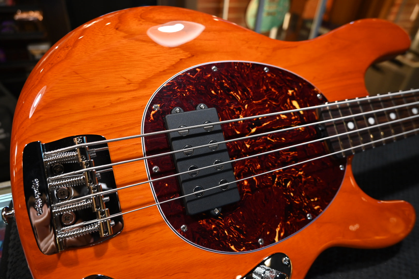 Music Man Stingray Special H - Translucent Orange Bass #9225 - Danville Music