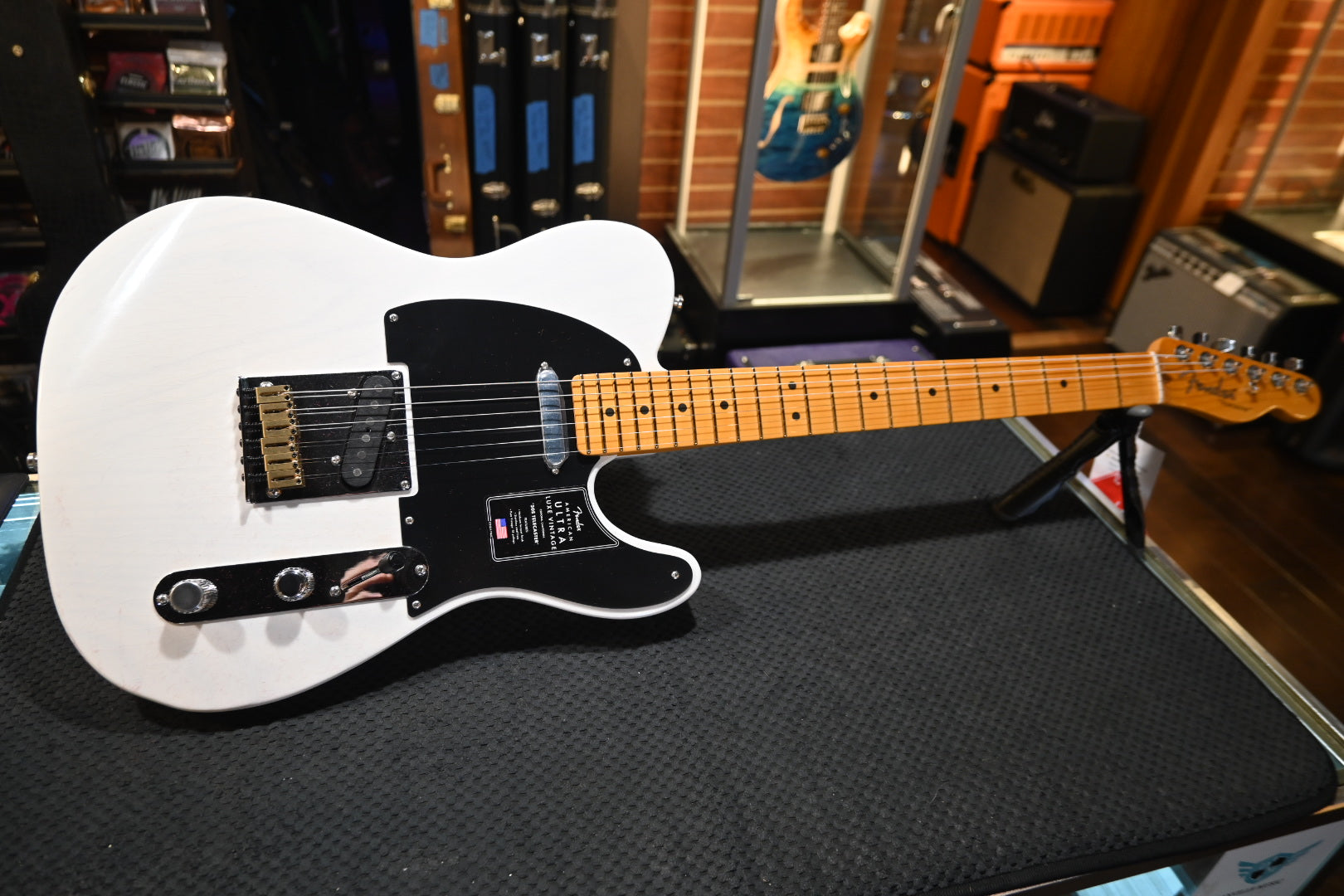 Fender American Ultra Luxe Vintage ‘50s Telecaster - White Blonde Guitar #2810 - Danville Music
