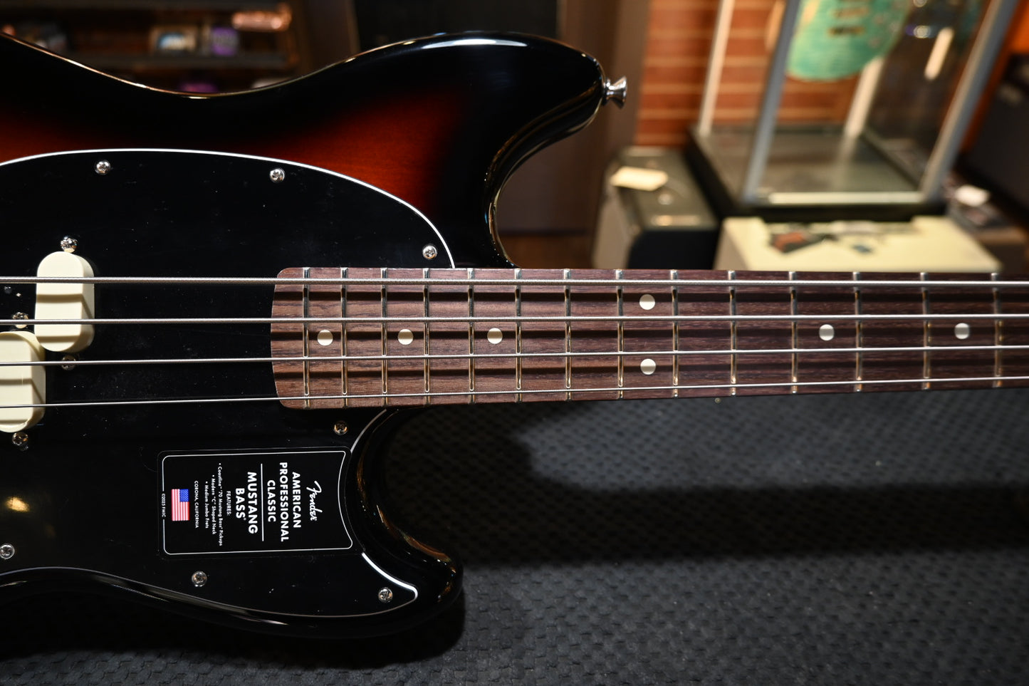 Fender American Professional Classic Mustang Bass - 3-Color Sunburst Bass #2468 - Danville Music