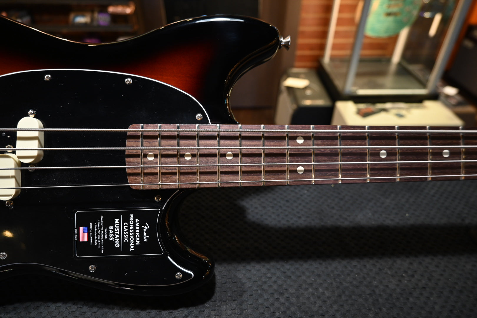 Fender American Professional Classic Mustang Bass - 3-Color Sunburst Bass #2468 - Danville Music
