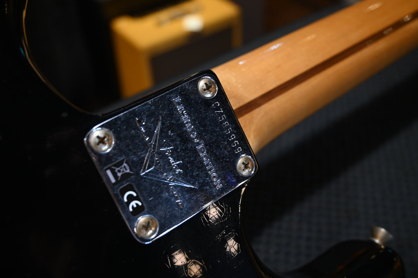 Fender Custom Shop 1955 Stratocaster Journeyman 2025 - Black Guitar #5969 - Danville Music