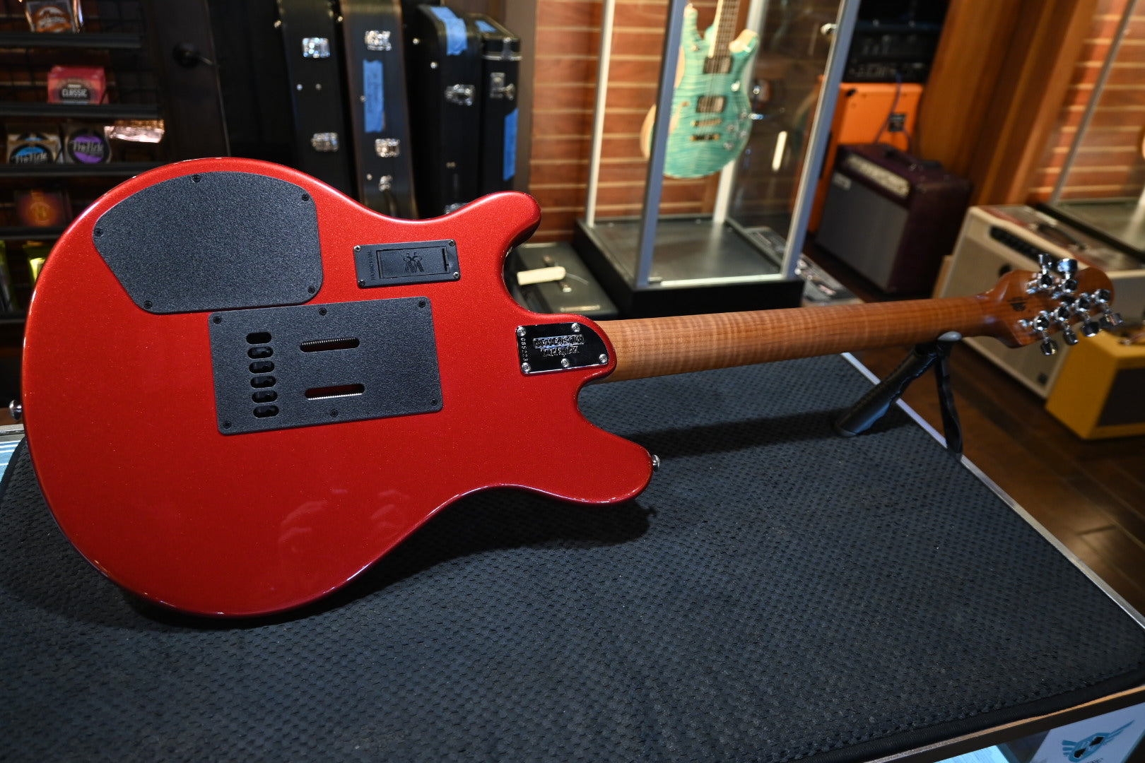 Music Man Valentine - Husker Red Guitar #5223 USED - Danville Music