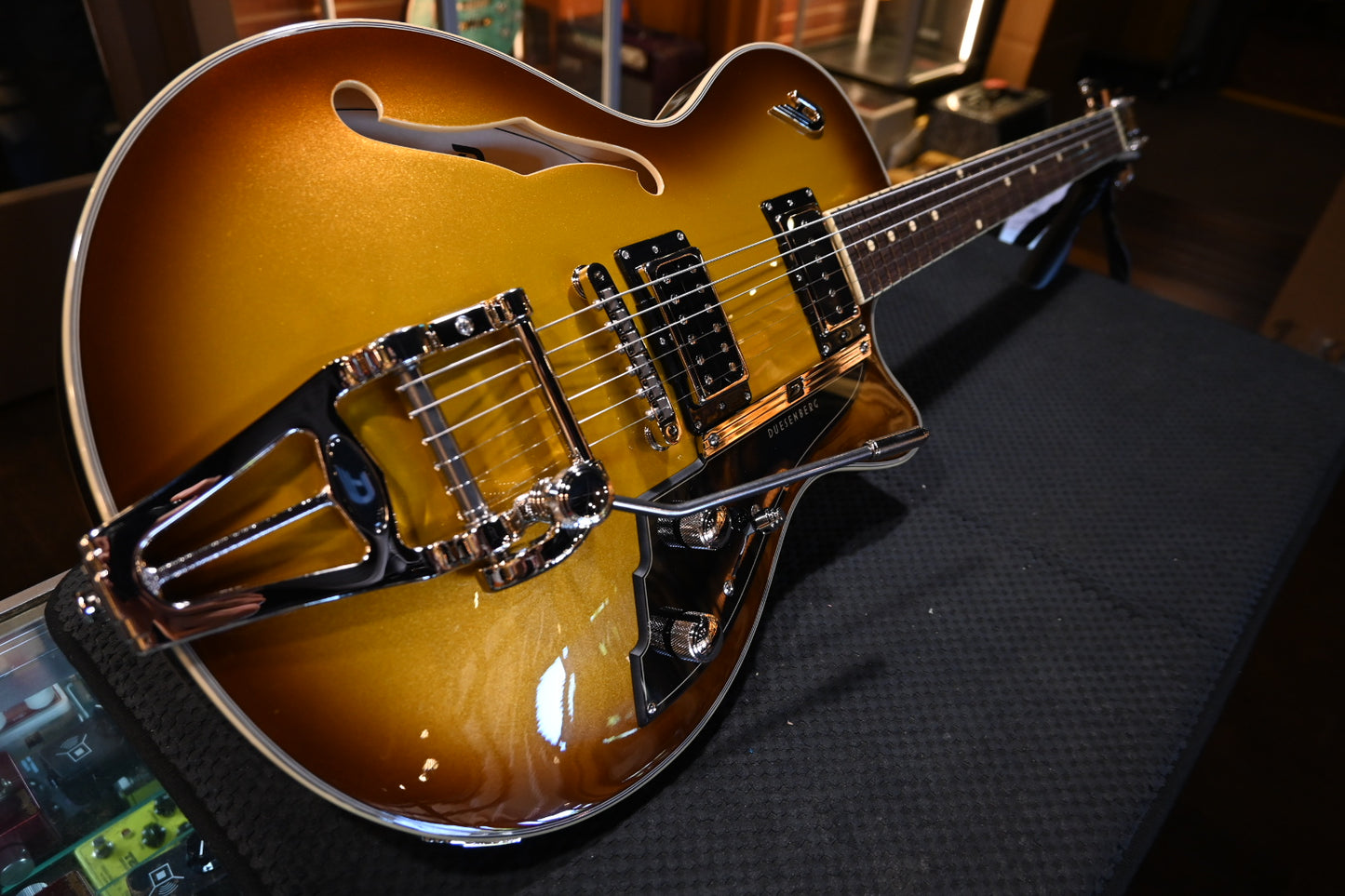Duesenberg Alliance Series Joe Walsh Signature - Gold Burst Guitar #3084 - Danville Music