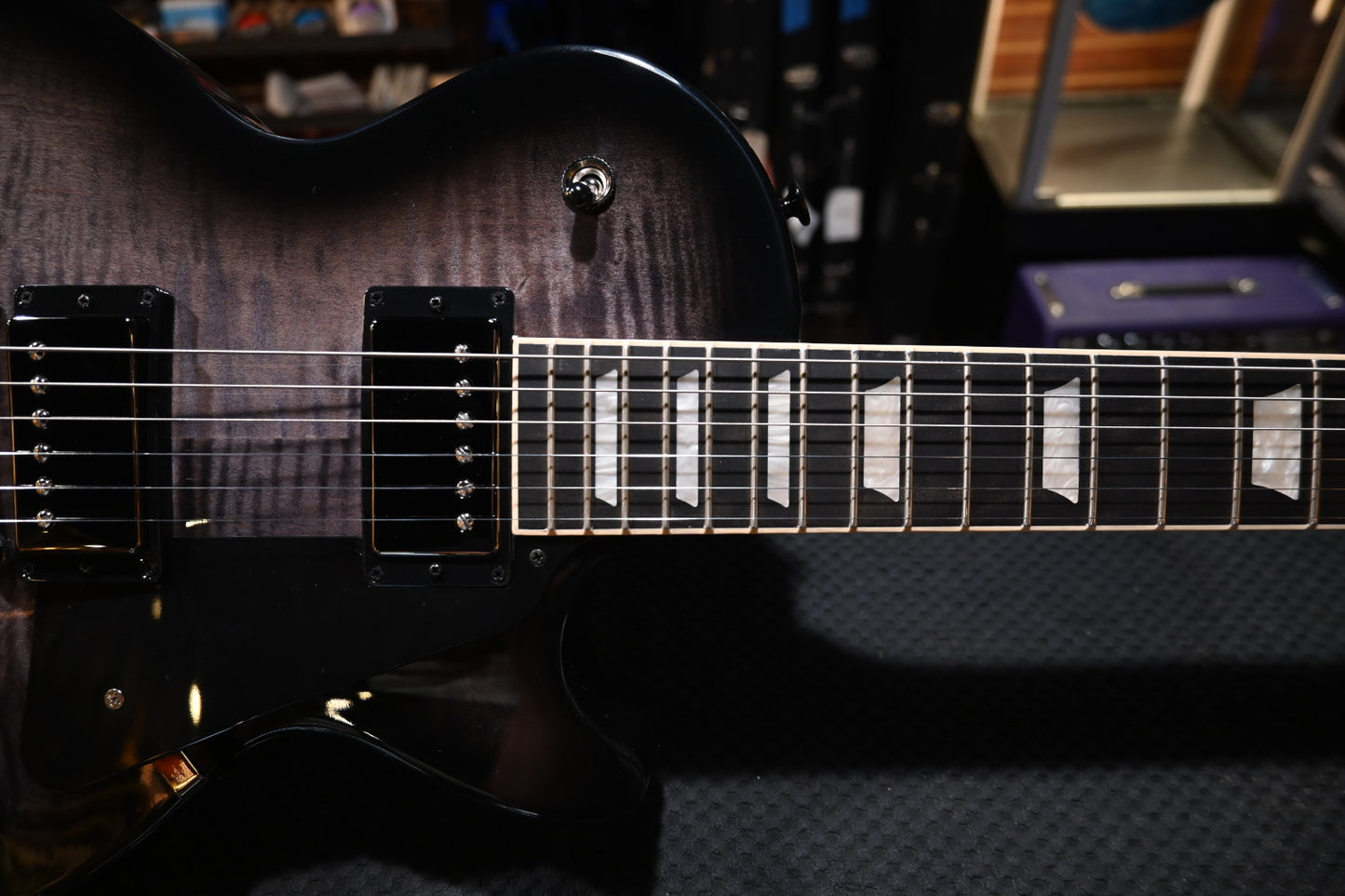 Gibson Les Paul Studio Session - Translucent Ebony Burst Guitar #0255 - Danville Music