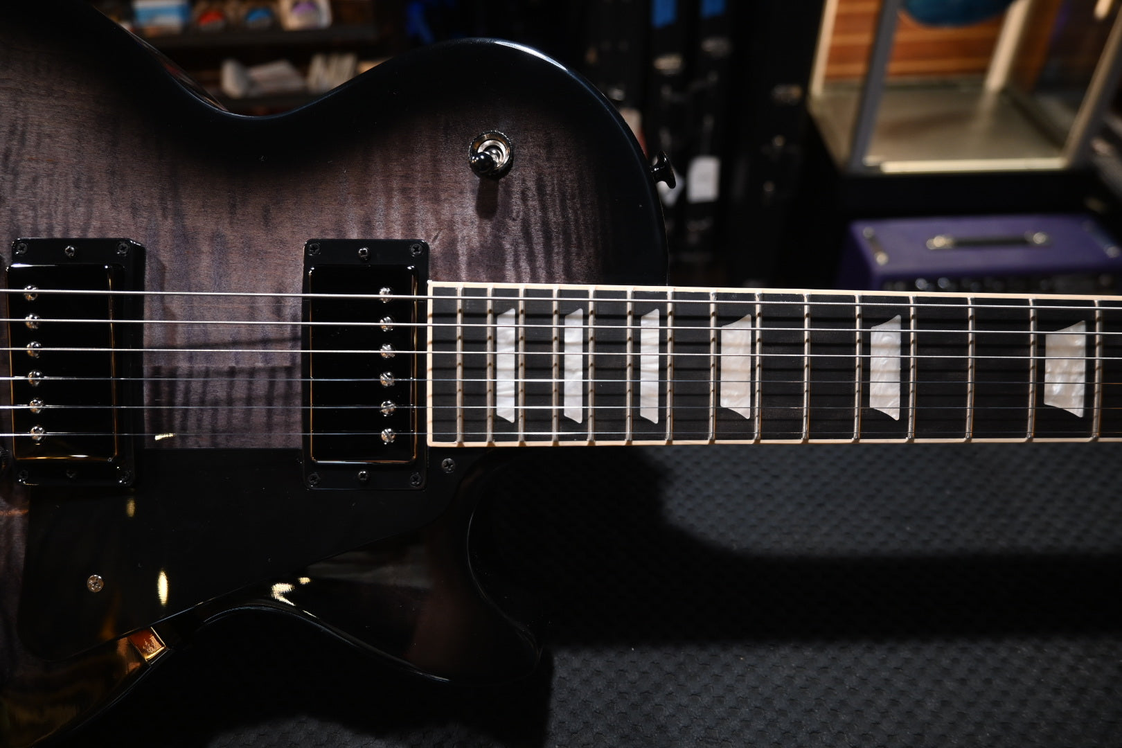 Gibson Les Paul Studio Session - Translucent Ebony Burst Guitar #0255 - Danville Music