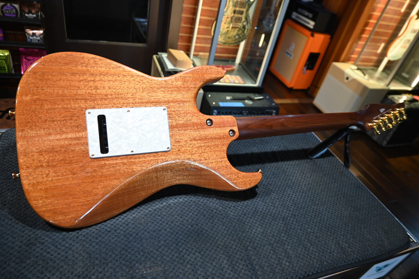 Tom Anderson Drop Top Classic Shorty Hollow Koa 2023 - Light Tobacco Shaded Edge Guitar #123A