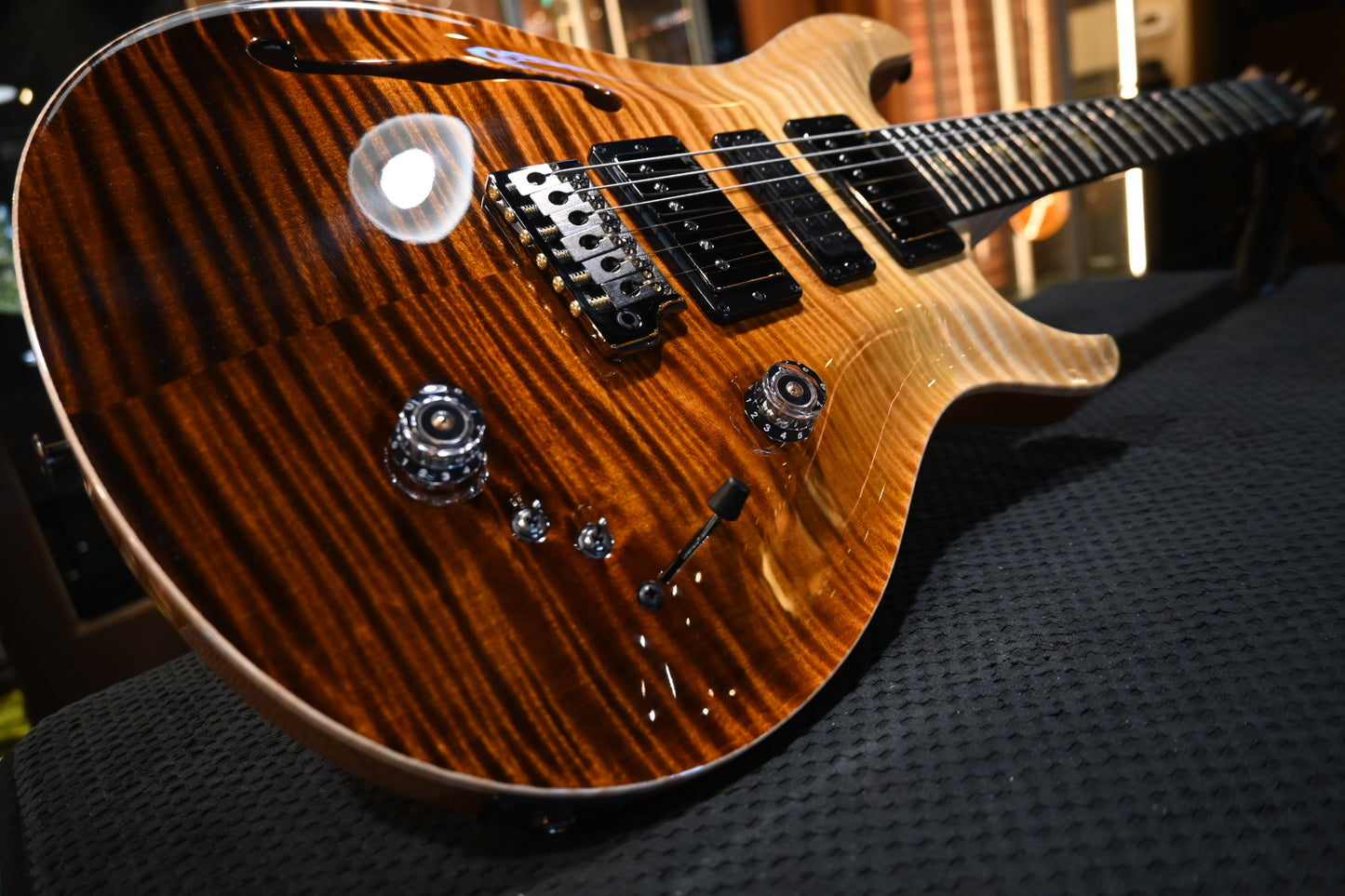 PRS Wood Library Special Semi-Hollow Danville Music 35th Anniversary Artist Top - Sandstorm Fade Guitar #6042