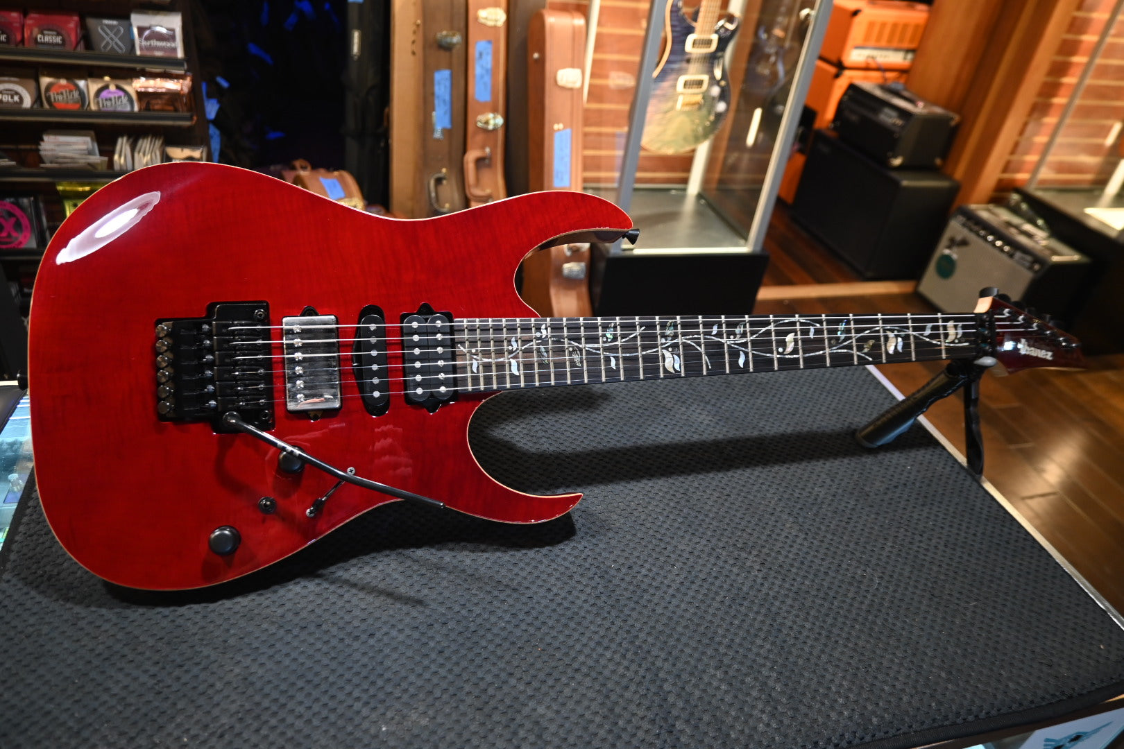 Ibanez RG8870AGT 2023 - Almandite Garnet Guitar #0189 - Danville Music