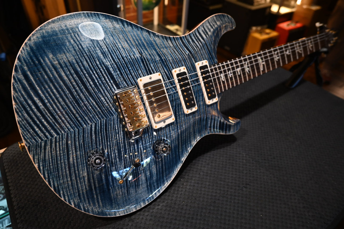 PRS Studio 10-Top - Faded Whale Blue Guitar #0675