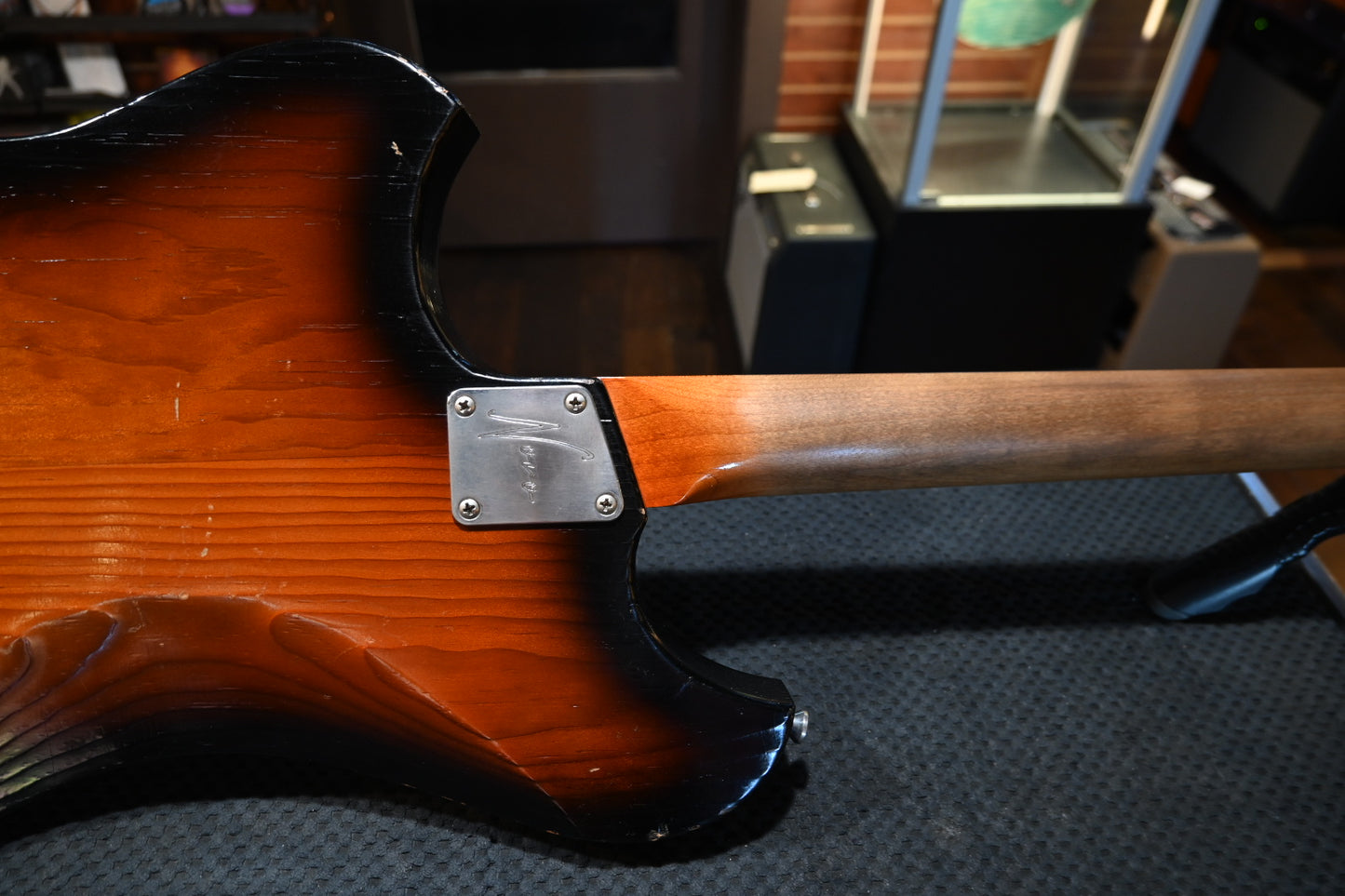 Novo Nucleus Voltur V2 - Firebird Burst Guitar #4653 - Danville Music