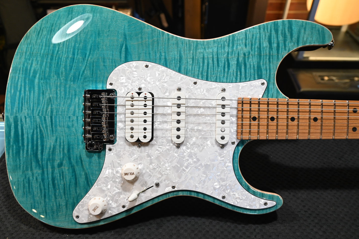 Suhr Standard Plus Roasted Maple - Bahama Blue Guitar #0471